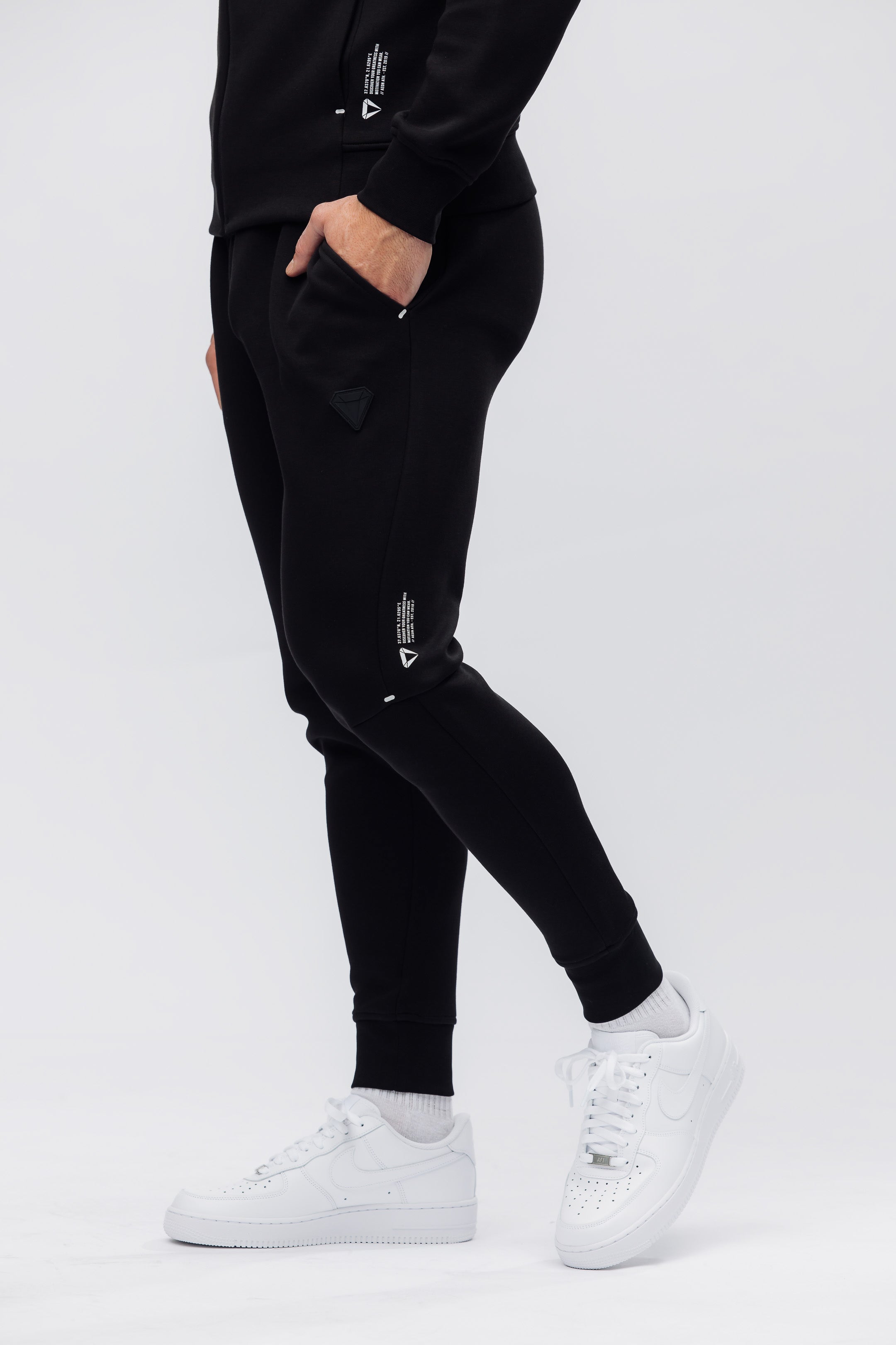 TECHFIT PÁNSKÁ TEPLÁKOVÁ SOUPRAVA - BLACK (2-KUSY)