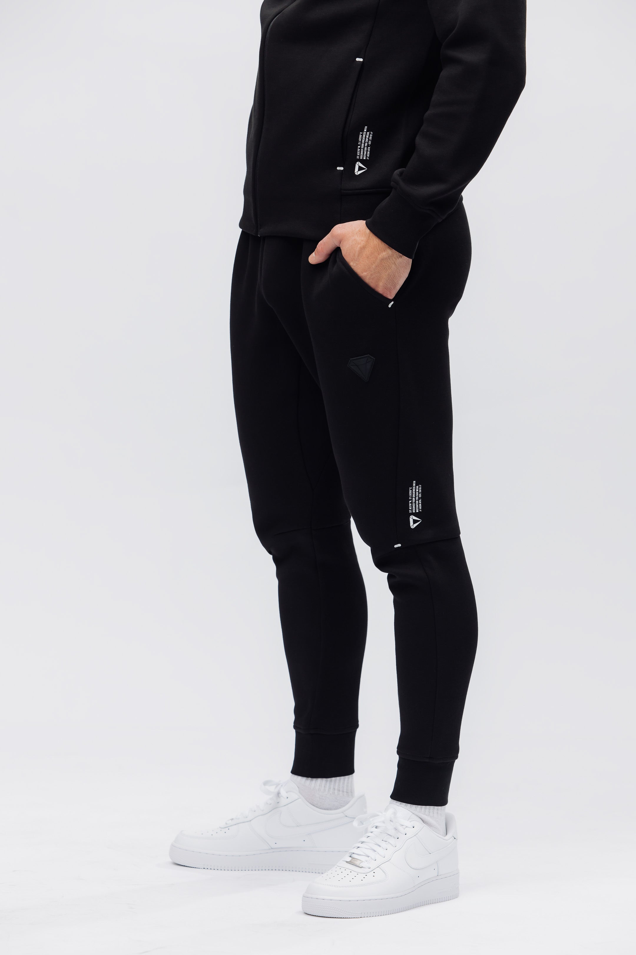 TECHFIT PÁNSKÁ TEPLÁKOVÁ SOUPRAVA - BLACK (2-KUSY)