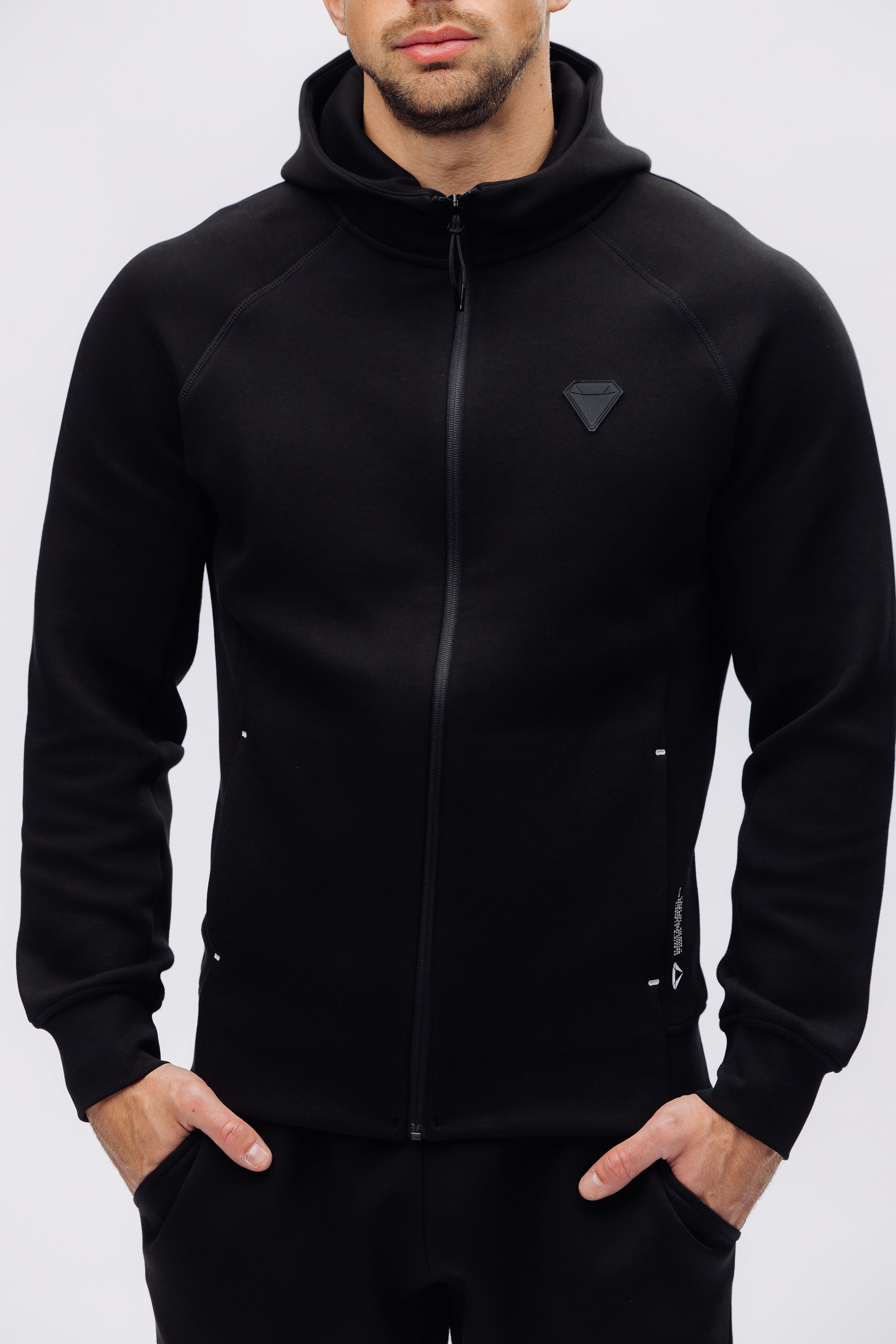TECHFIT PÁNSKÁ TEPLÁKOVÁ SOUPRAVA - BLACK (2-KUSY)