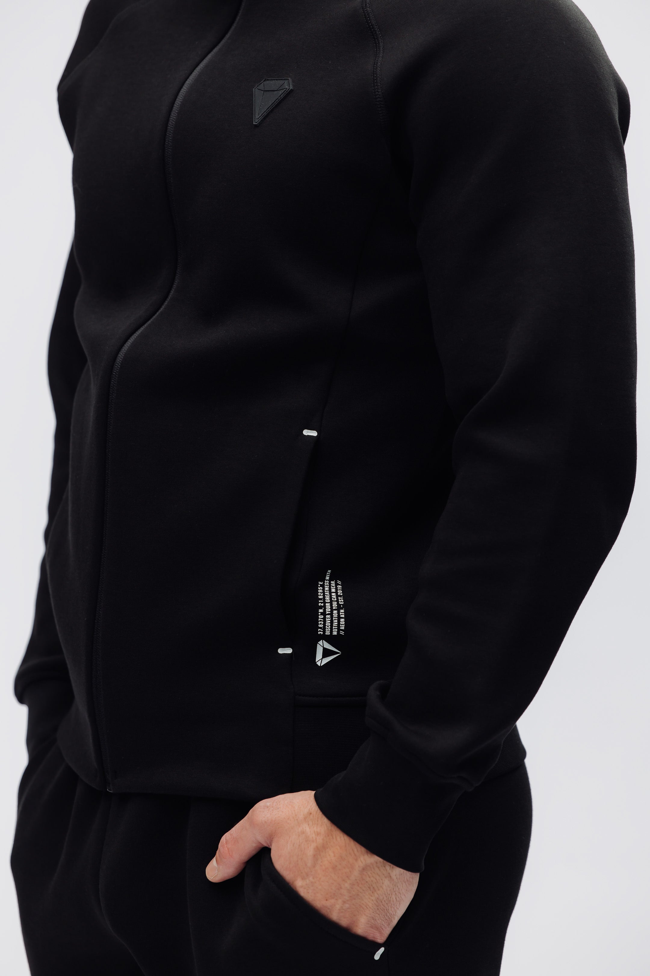 TECHFIT PÁNSKÁ TEPLÁKOVÁ SOUPRAVA - BLACK (2-KUSY)