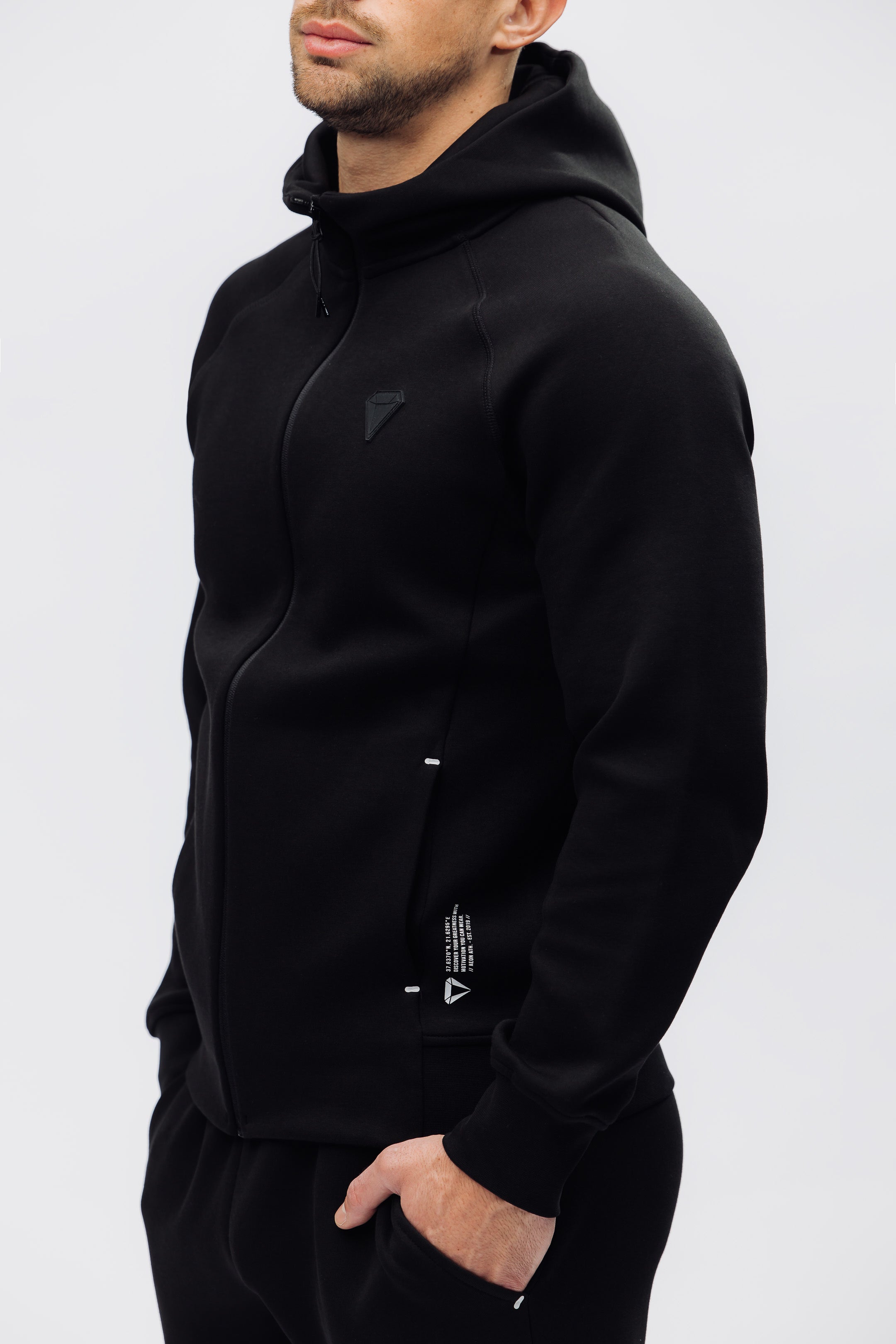 TECHFIT PÁNSKÁ TEPLÁKOVÁ SOUPRAVA - BLACK (2-KUSY)
