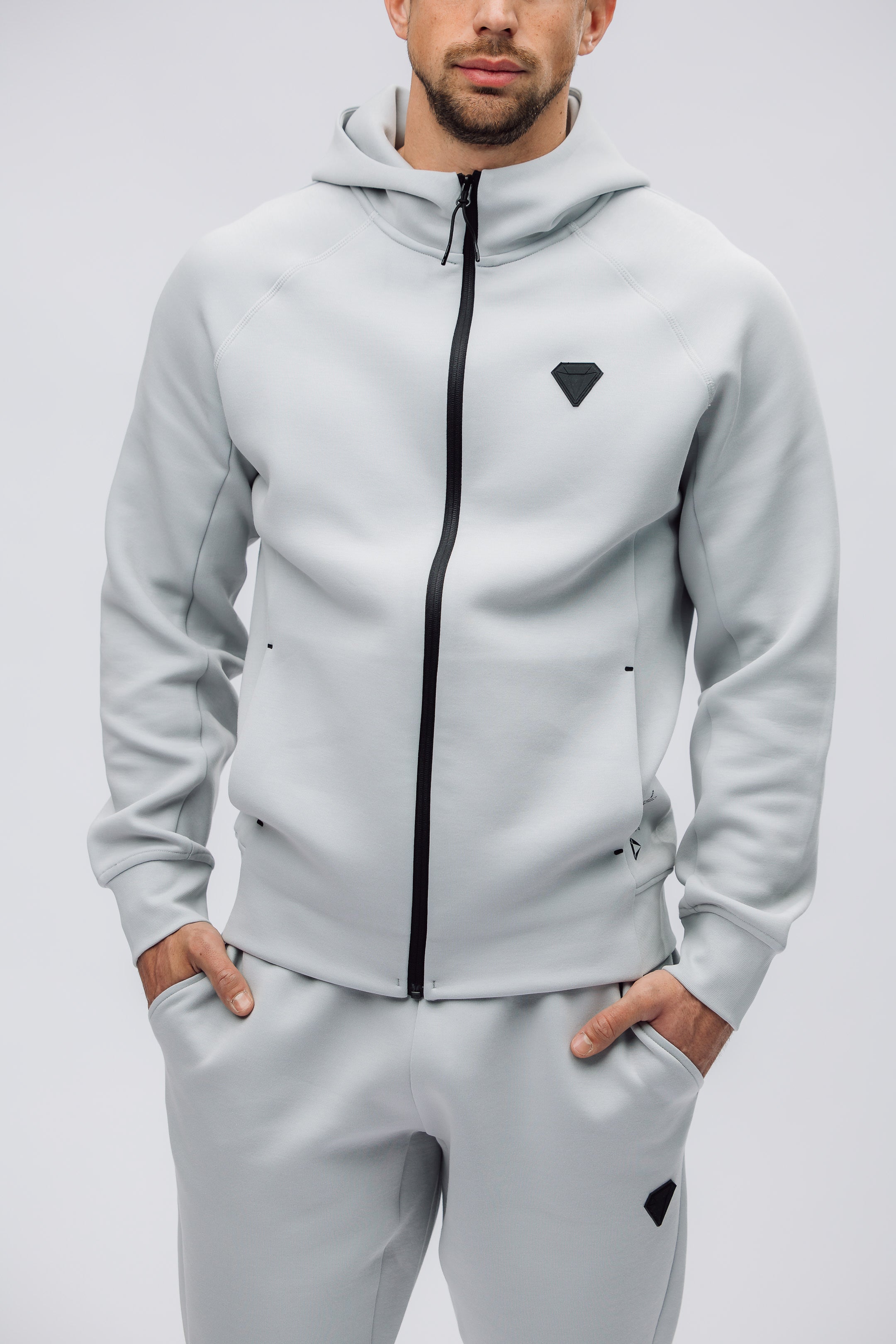 TECHFIT PÁNSKÁ TEPLÁKOVÁ SOUPRAVA - WOLF GREY (2-KUSY)