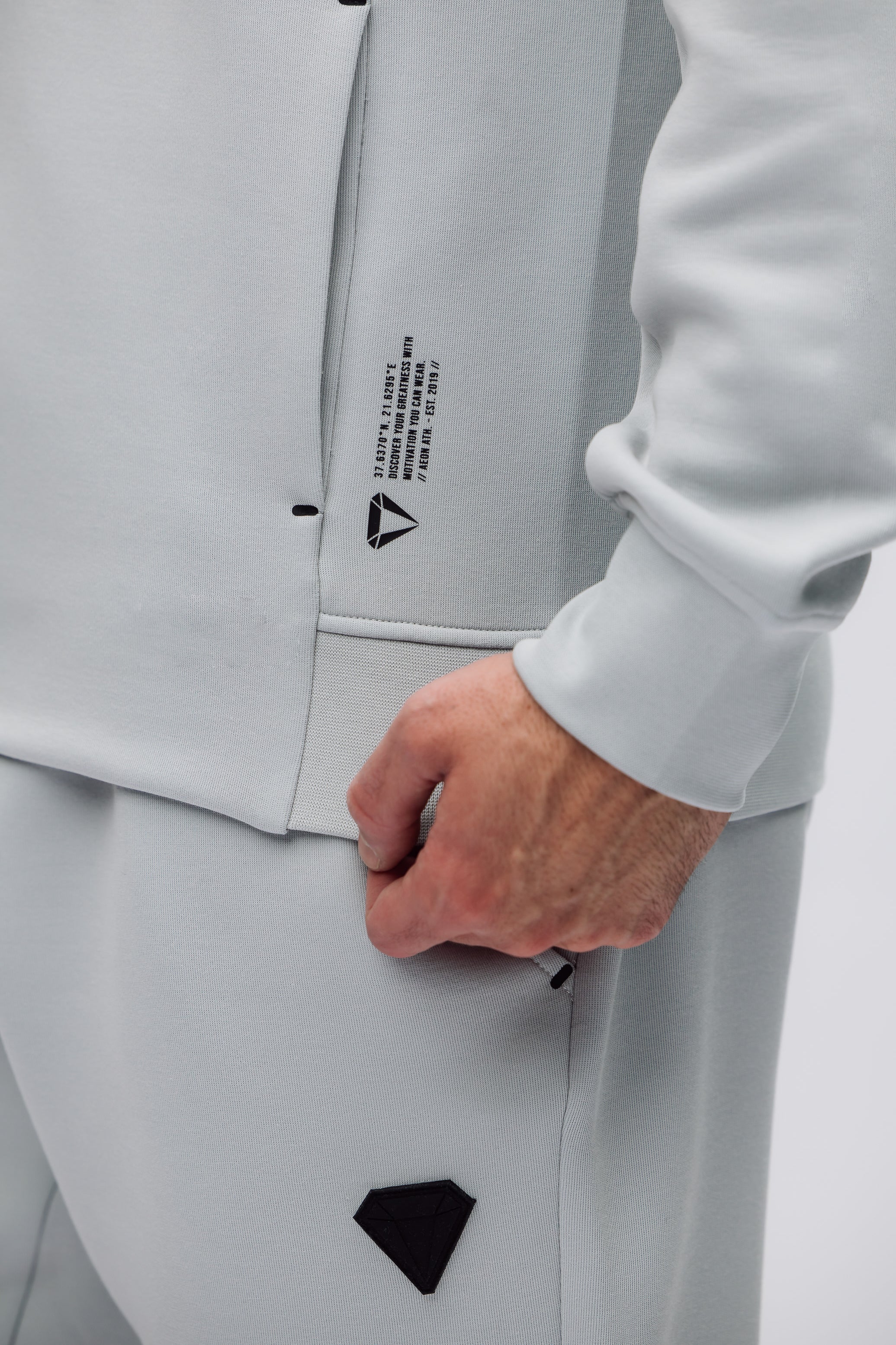 TECHFIT PÁNSKÁ TEPLÁKOVÁ SOUPRAVA - WOLF GREY (2-KUSY)
