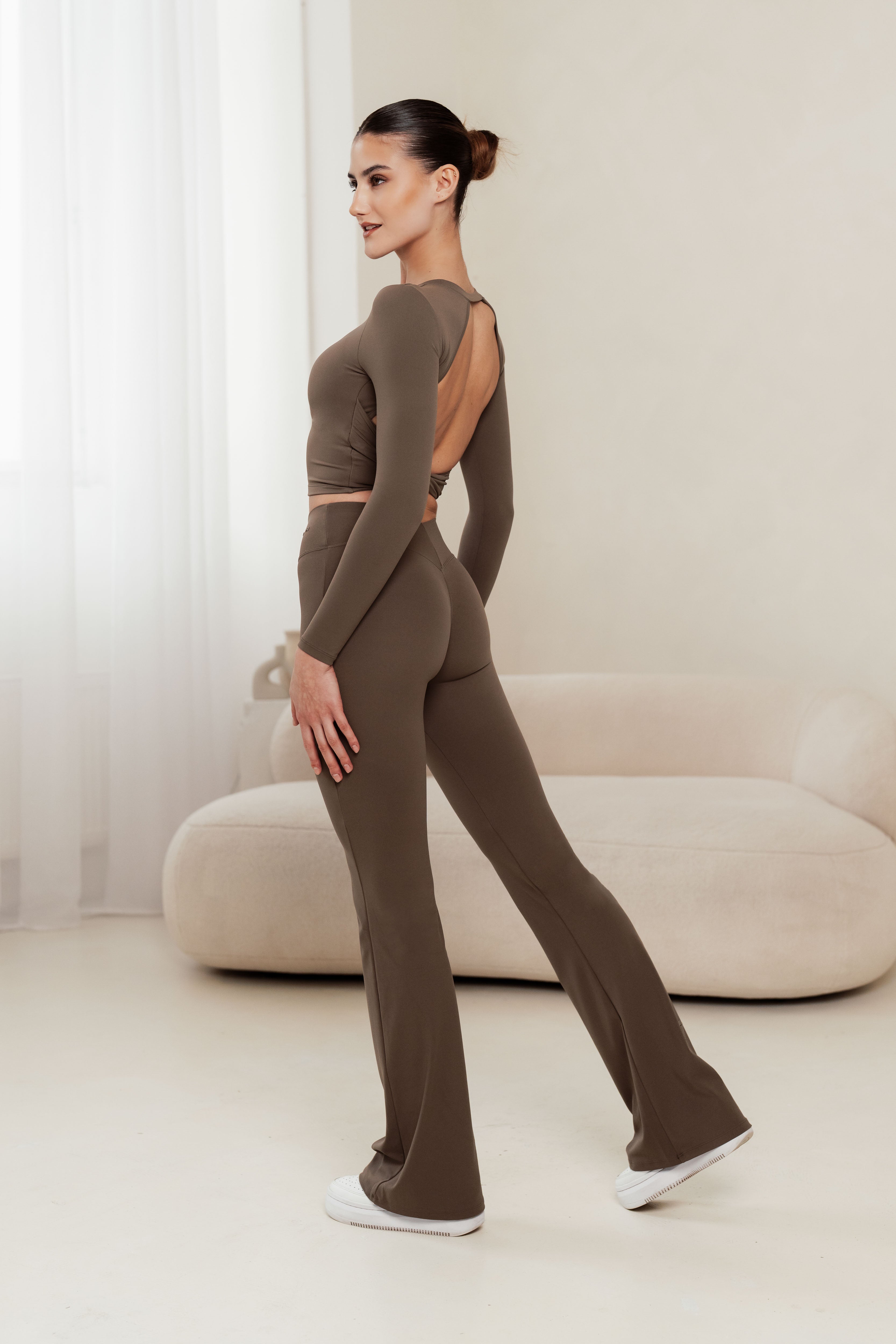 SECOND SKIN SCULPT FLARED LEGÍNY