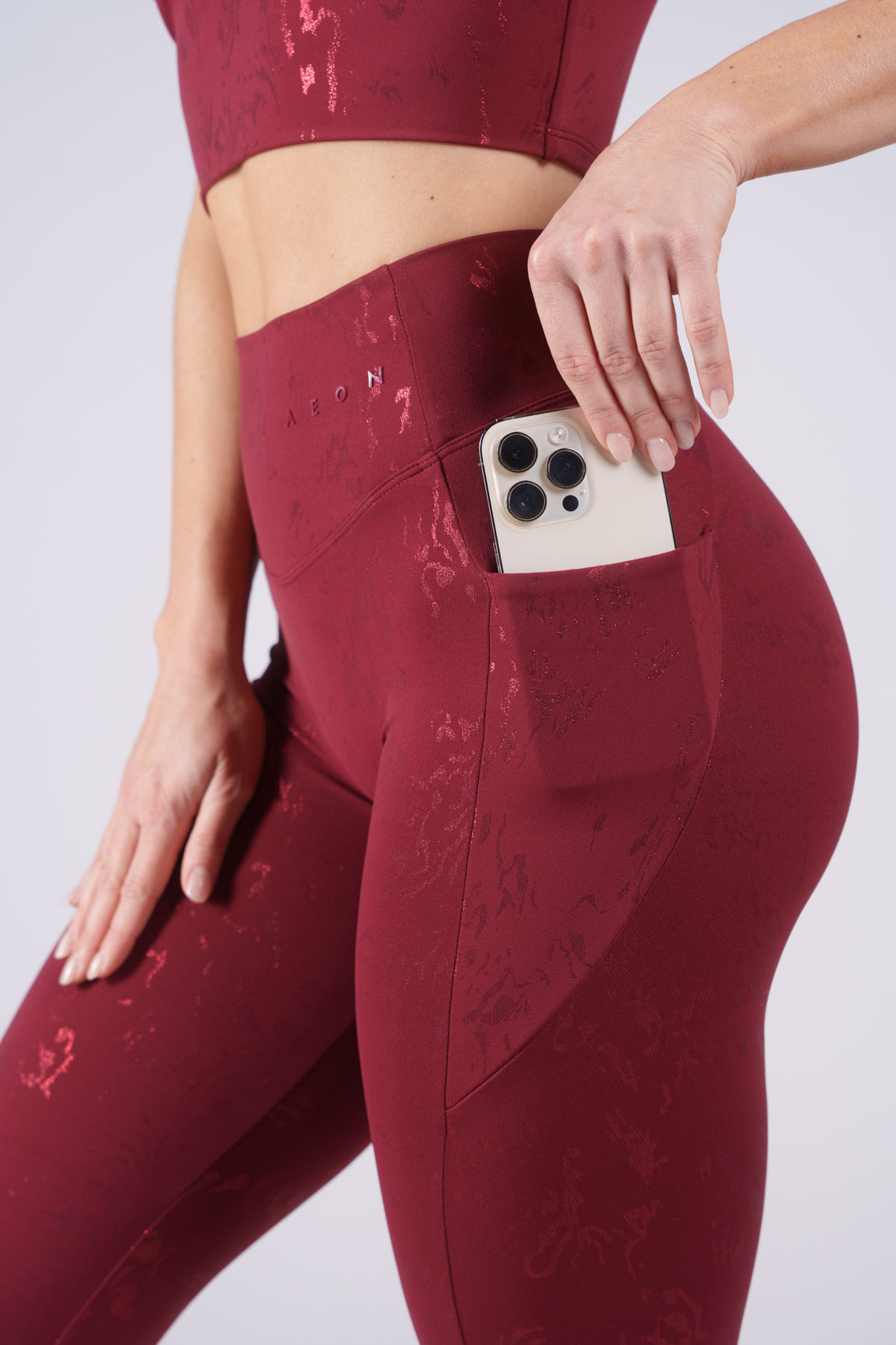 SECOND SKIN SADA - WINE GLOW (2-KUSY)
