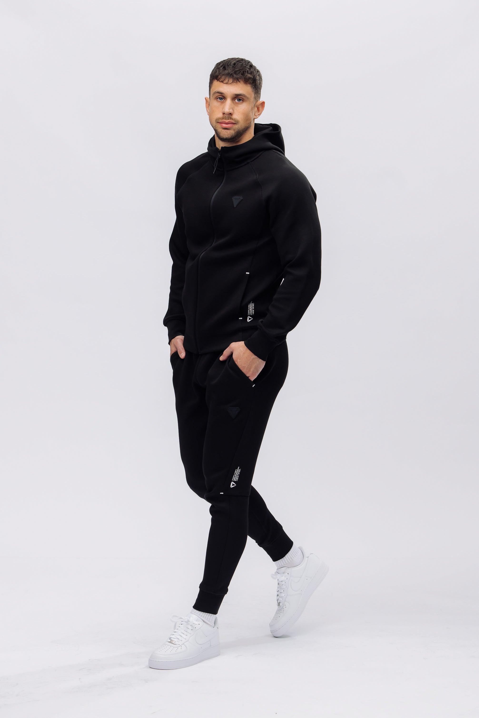 TECHFIT PÁNSKÁ TEPLÁKOVÁ SOUPRAVA - BLACK (2-KUSY)