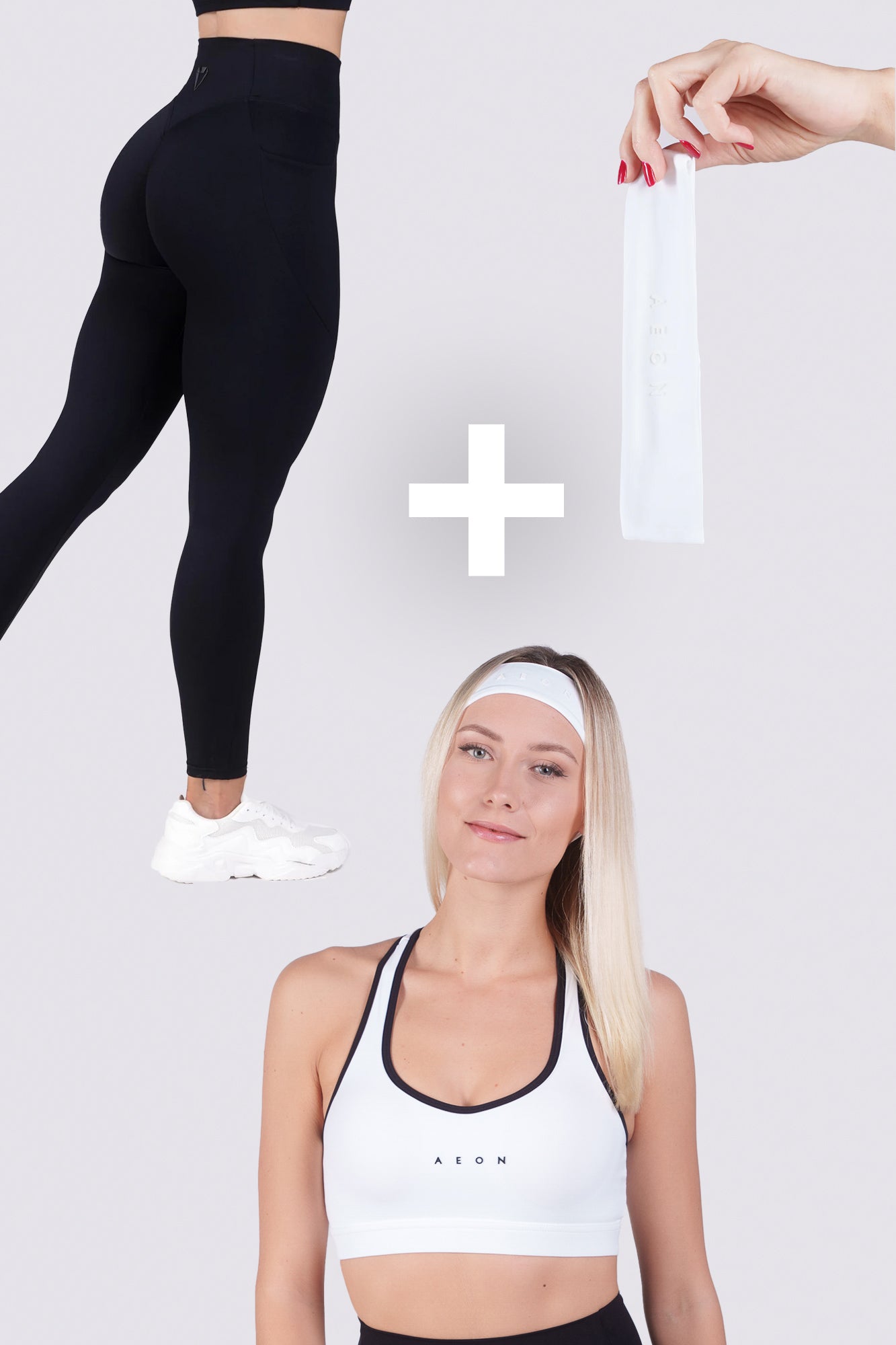SECOND SKIN SADA - BLACK & WHITE (3-KUSY)