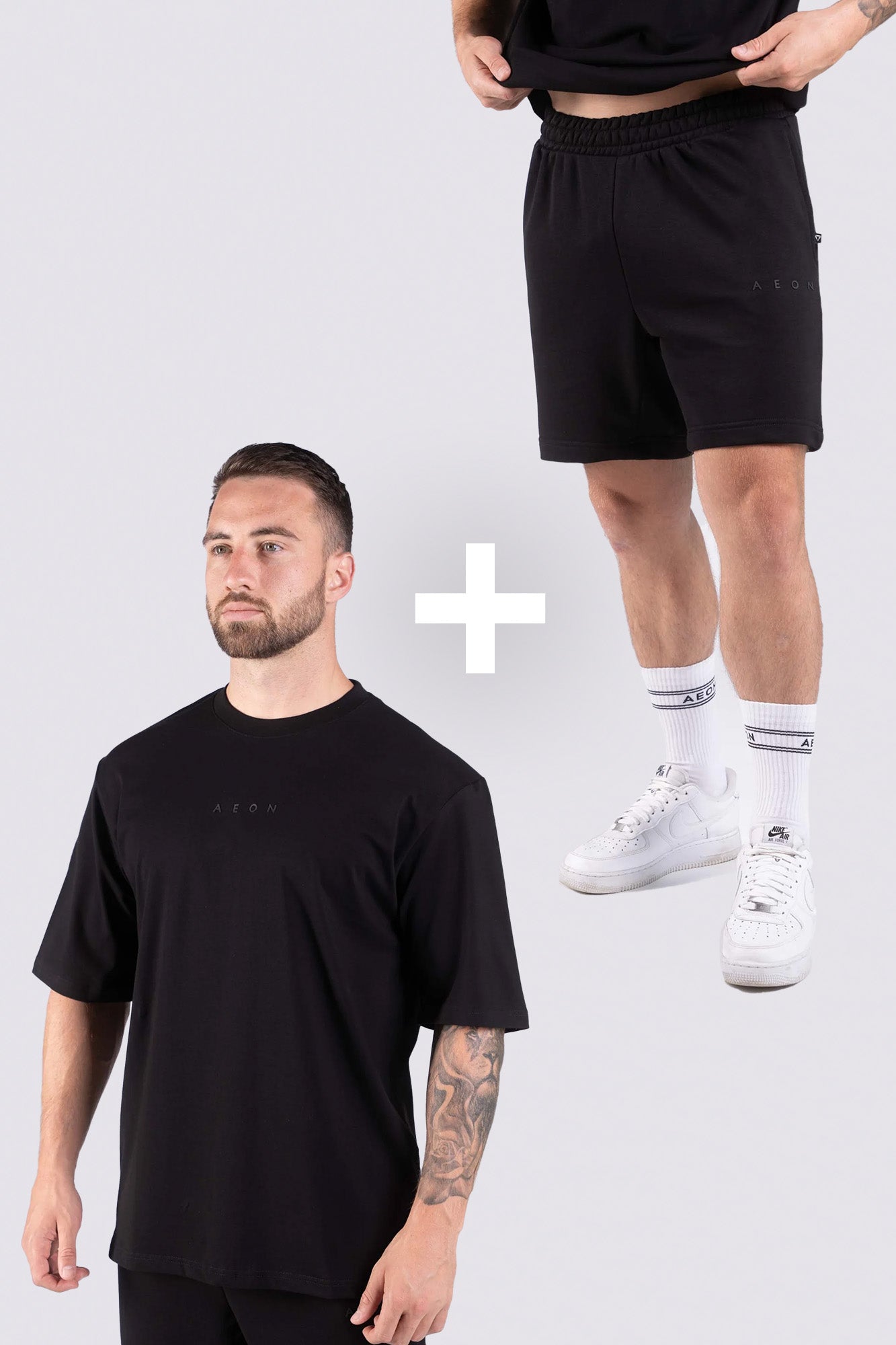 ELEVATE PÁNSKÁ SADA - BLACK (2-KUSY)