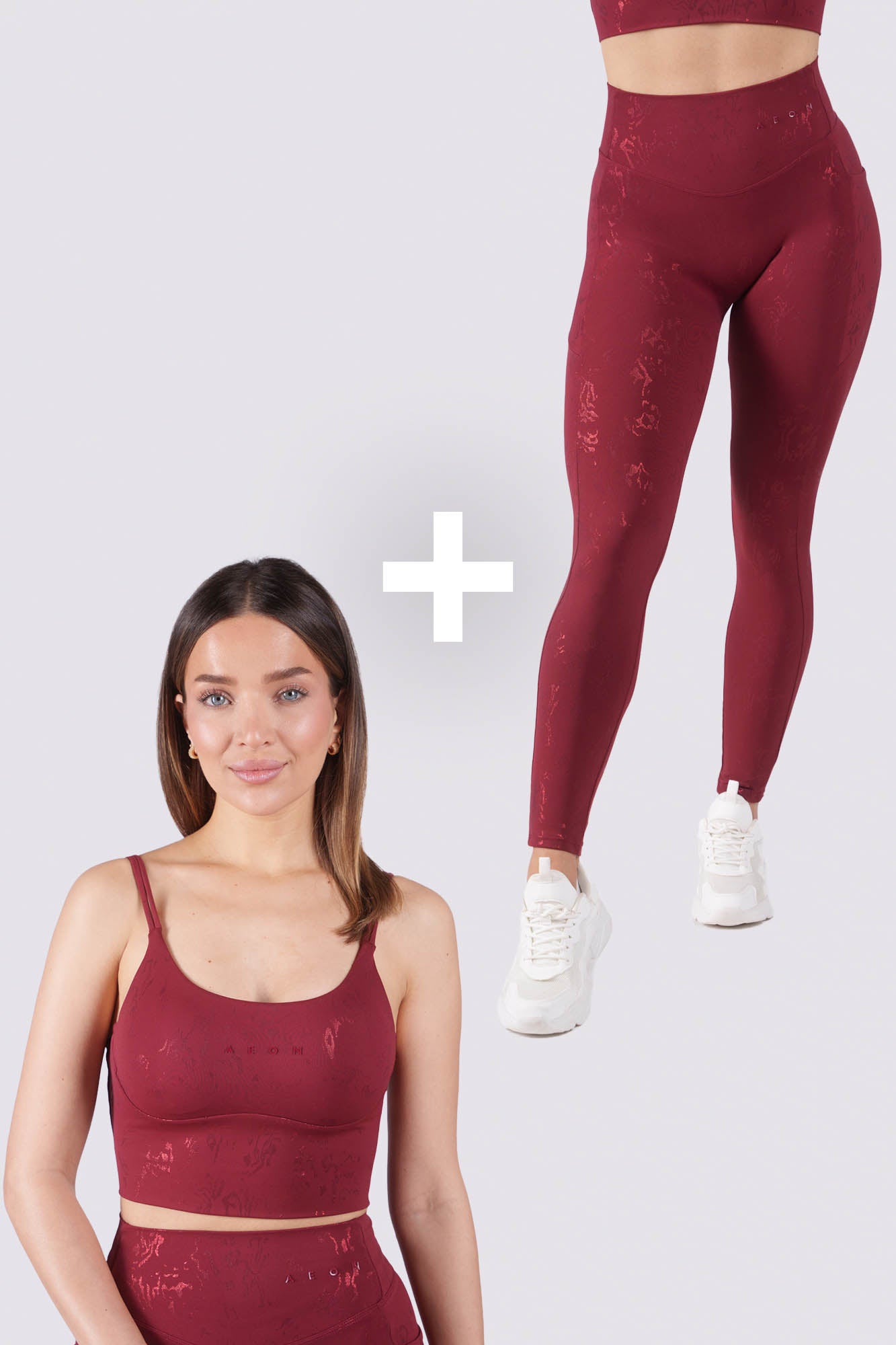 SECOND SKIN SADA - WINE GLOW (2-KUSY)